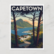Cape Town – Scenic Coastal View Art Print
