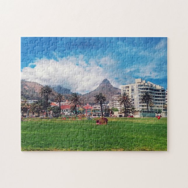Cape Town Sea Point Lion's Head View Jigsaw Puzzle (Horizontal)