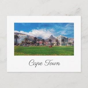 Cape Town Sea Point Lion's Head View Postcard