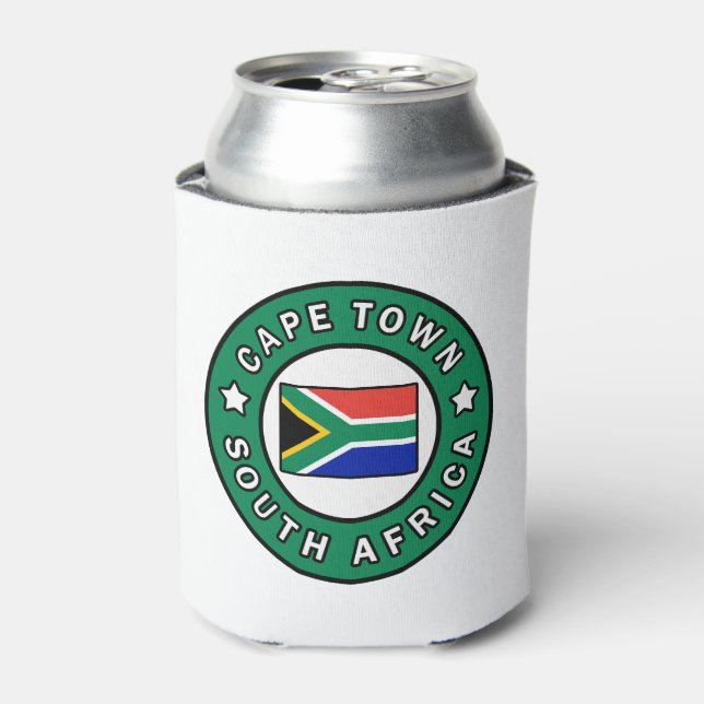 Cape Town South Africa Can Cooler (Can Front)