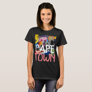 Cape Town South Africa Graffiti Mural shirt, women T-Shirt