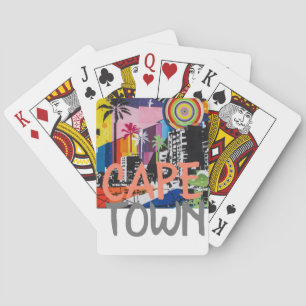 Cape Town South Africa Graffiti Playing Cards