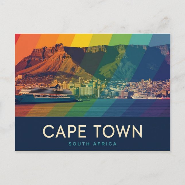 Cape town south africa postcard (Front)