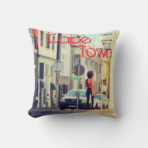 Cape Town South Africa Street View Cityscape Cushion
