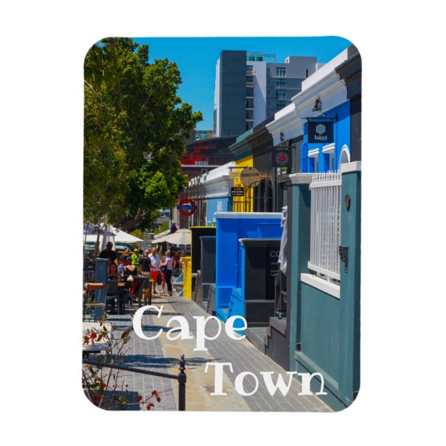 Cape Town South Africa Street View Cityscape Magnet (Vertical)