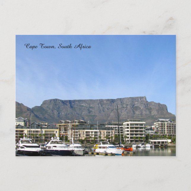 Cape Town, South Africa (Table Mountain) Postcard (Front)