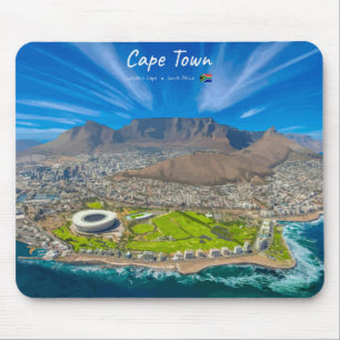 Cape Town, South Africa - Table Mountain View Mouse Mat