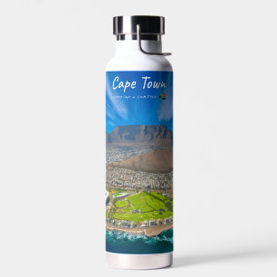 Cape Town, South Africa - Table Mountain View Water Bottle