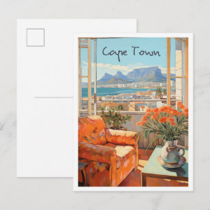 Cape Town South Africa Travel Aesthetic Postcard