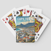Cape Town South Africa Travel Art Vintage