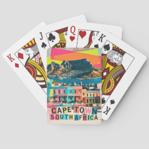Cape Town South Africa Travel Bo-Kaap Landscape Playing Cards