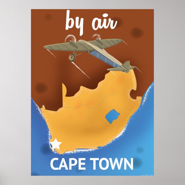 Cape town south Africa Travel poster (Front)
