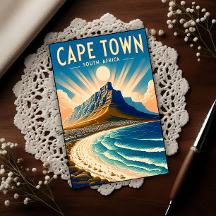 Cape Town - South Africa Vintage Travel  Postcard