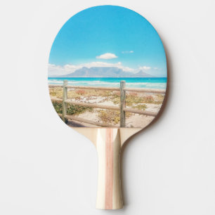Cape Town South Africa ZA Table Mountain View Ping Pong Paddle
