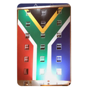 cape town south african flag magnet