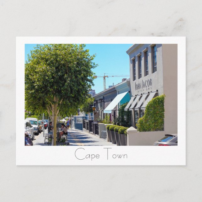 Cape Town Street Cityscape Architecture Postcard (Front)