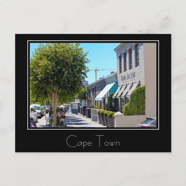 Cape Town Street Cityscape Architecture Postcard (Front)