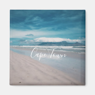 Cape Town Table Mountain Beach Ocean View Magnet