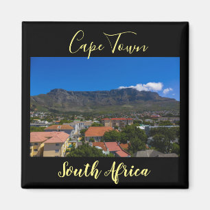 Cape Town Table Mountain Cityscape Magnet
