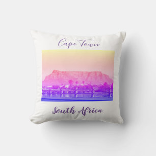 Cape Town Table Mountain Landscape Cushion Pillow