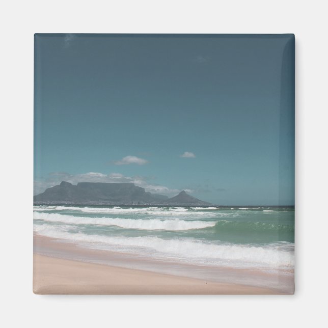 Cape Town Table Mountain Ocean Magnet (Front)