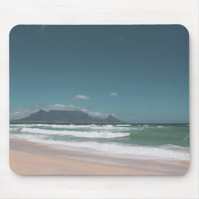 Cape Town Table Mountain Ocean Mouse Mat (Front)