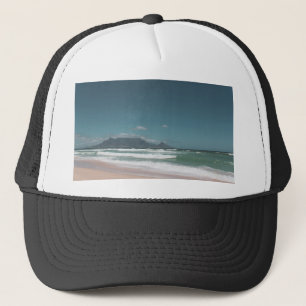 Cape Town Table Mountain Ocean Trucker Hat