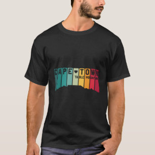 Cape Town Table Mountain South Africa Retro Cool S T-Shirt