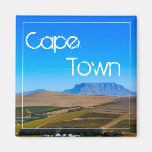 Cape Town Table Mountain View Landscape Nature Magnet