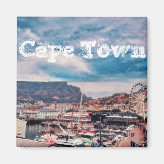 Cape Town Table Mountain Waterfront Cityscape Magnet