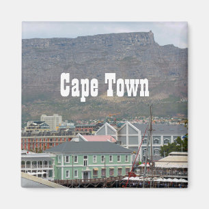 Cape Town Table Mountain Waterfront Cityscape Magnet