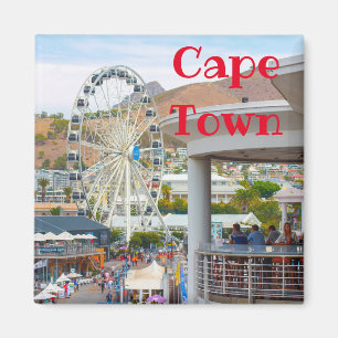 Cape Town Table Mountain Waterfront Cityscape Magnet