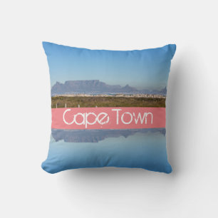 Cape Town Table Mountain ZA South Africa Cushion