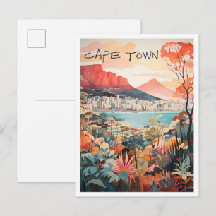 Cape Town Travel Aesthetic Postcard