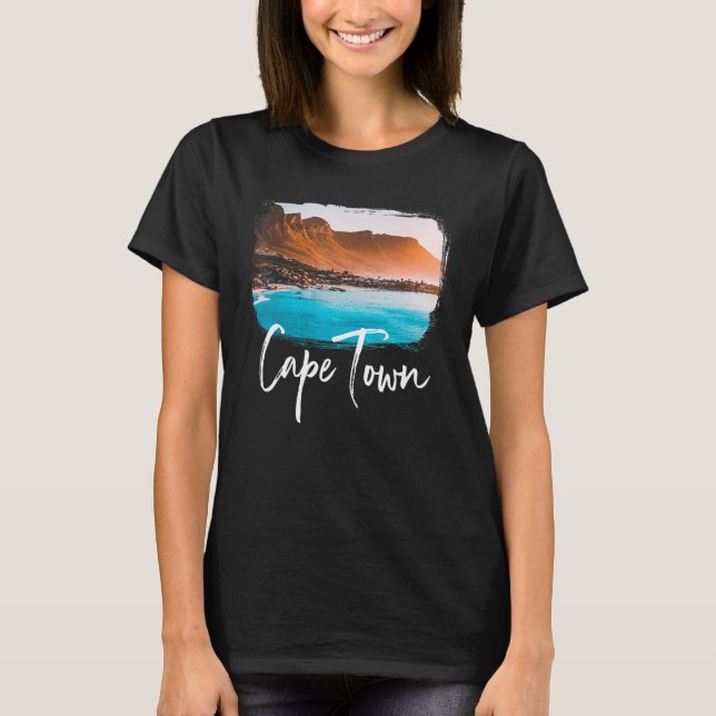 Cape Town Tshirt, Cape Town Tourist Shirt, South A T-Shirt (Front)