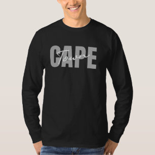 Cape Town Typeset Table Mountain South African Tra T-Shirt