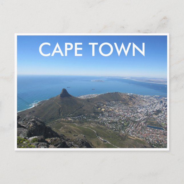 cape town view postcard (Front)