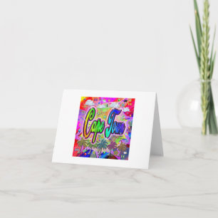 Cape Town Vista Express Greeting Card