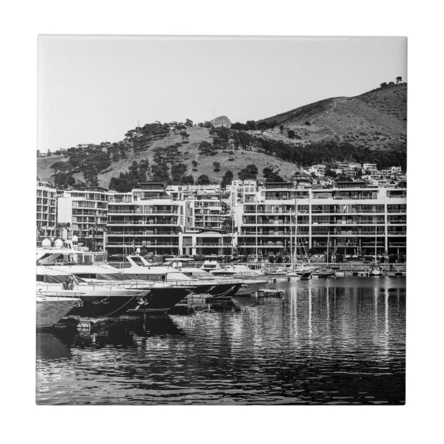 Cape Town Waterfront South Africa SA Architecture Tile (Front)