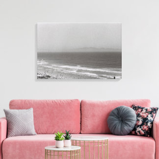 Cape Town ZA Ocean Kodak Film Waves Canvas Print