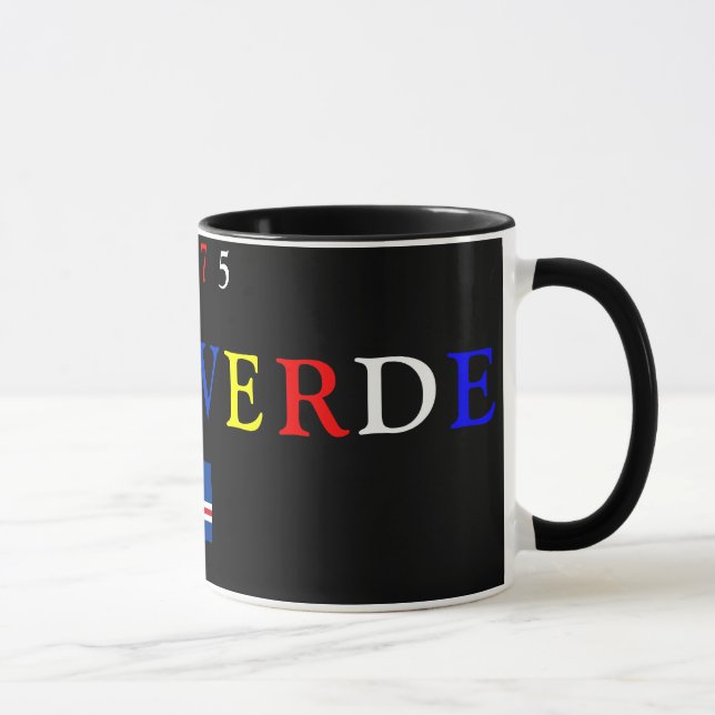 CAPE VERDE*- Black Mug (Right)