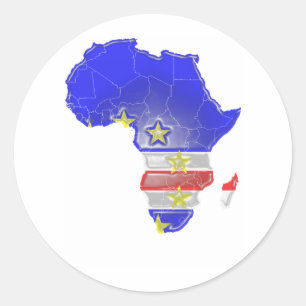 Cape Verde Classic Round Sticker