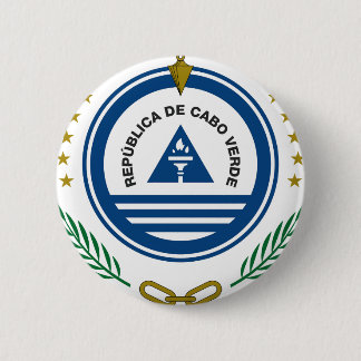 Cape Verde Coat of Arms 6 Cm Round Badge