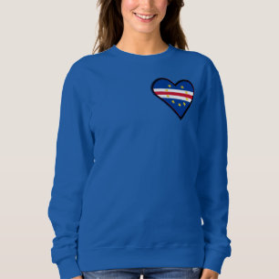 Cape Verde Family Heart Flag Sweatshirt