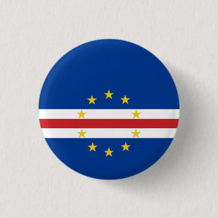 Cape Verde Flag 3 Cm Round Badge