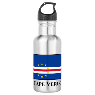 Cape Verde Flag 532 Ml Water Bottle