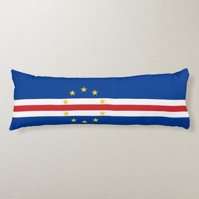 Cape Verde Flag Body Cushion (Front)