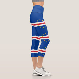 Cape Verde Flag Capri Leggings