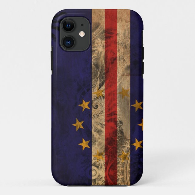 Cape Verde Flag Case-Mate iPhone Case (Back)