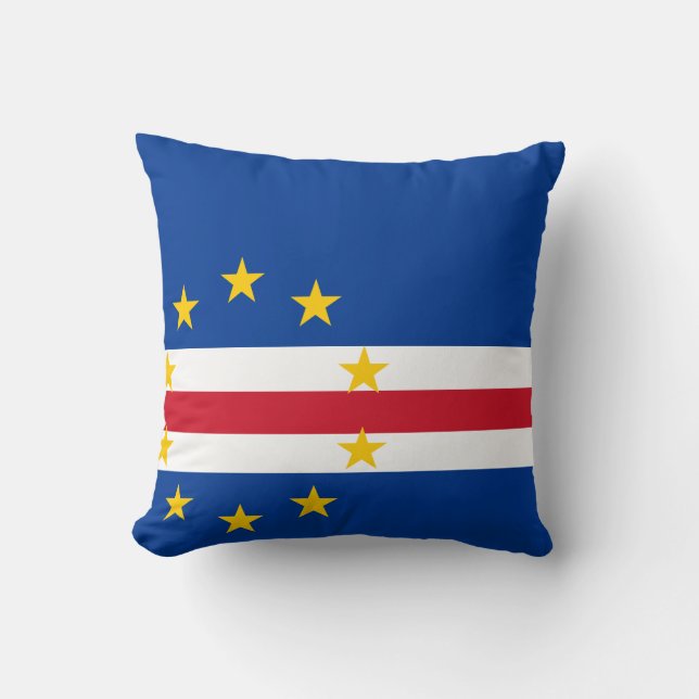 Cape Verde Flag Cushion (Front)